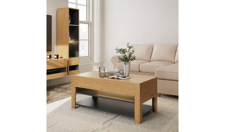 GFW Leon Coffee Table - Oak Effect