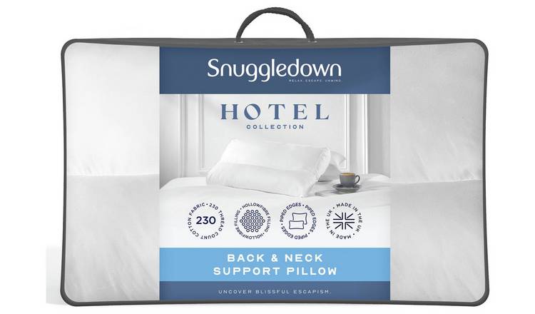 Buy Snuggledown Hotel Collection Back Neck Support Pillow Pillows Argos