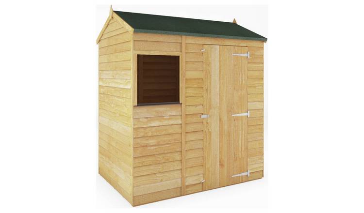 Mercia Overlap Reverse Apex Shed - 6 x 4ft