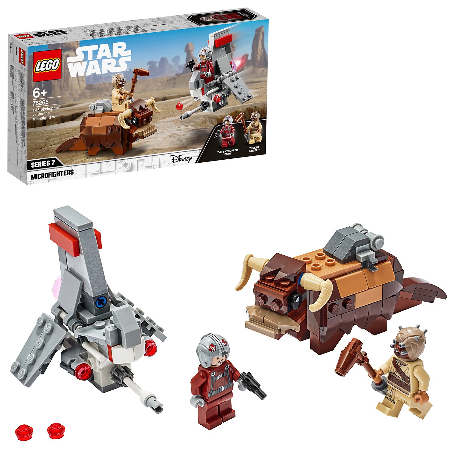 LEGO Star Wars T-16 Skyhopper vs Bantha Microfighters- 75265 Review