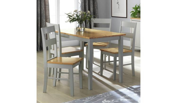 Solid wood kitchen store table and chairs