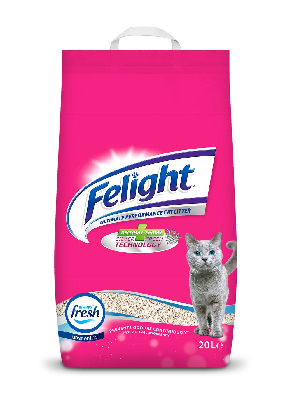 Felight 20L Antibacterial Non-Clumping Cat Litter