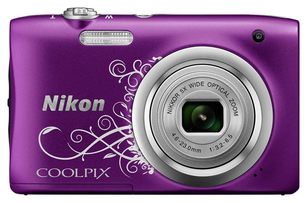 Nikon Coolpix A100 20MP 5x Zoom Compact Camera - Purple