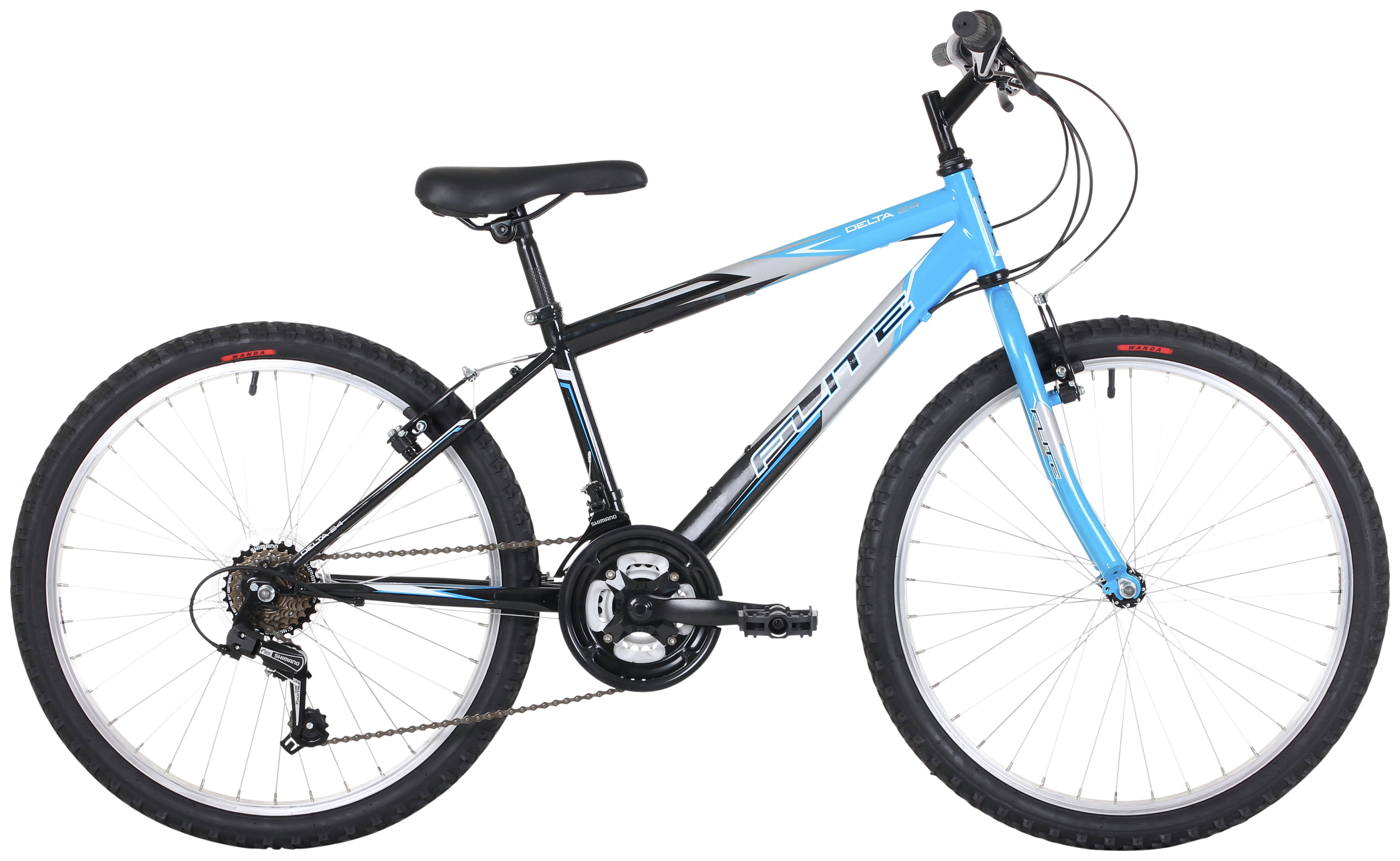 Flite Delta 24 Inch Electric Blue Kids Bike