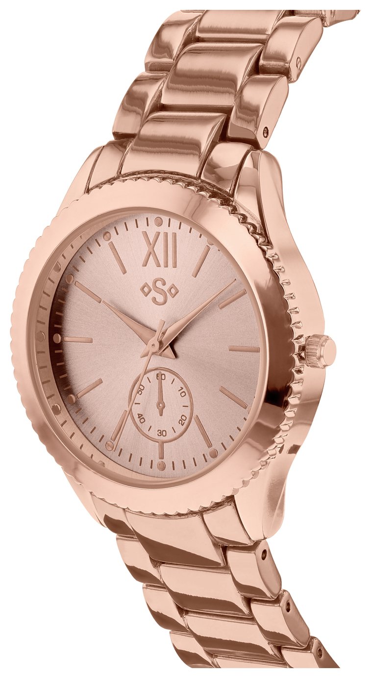 Spirit Ladies Rose Gold Colour Metal Bracelet Watch Review