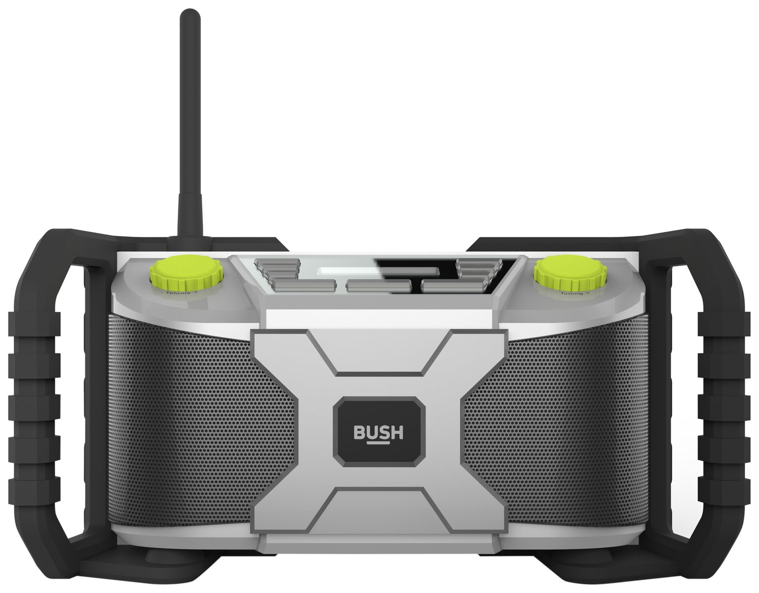 Bush Workman DAB Radio - Silver/ Black