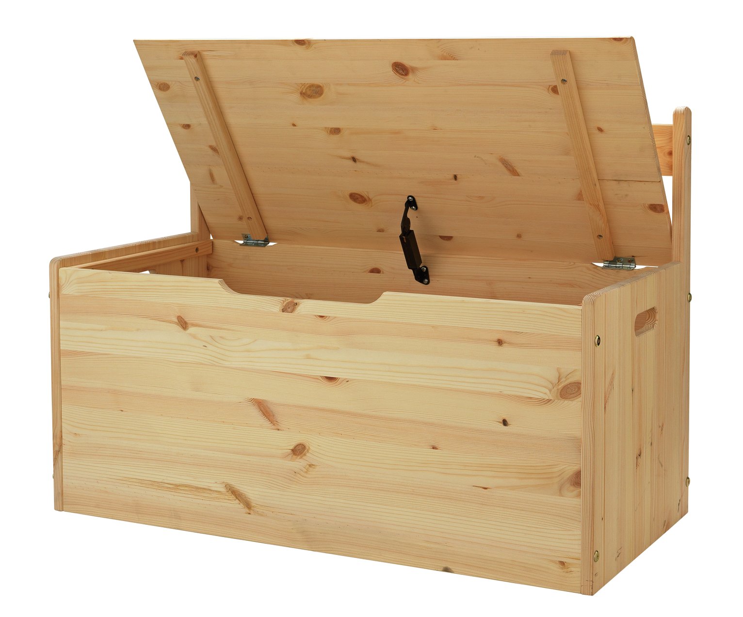 argos toy box pine