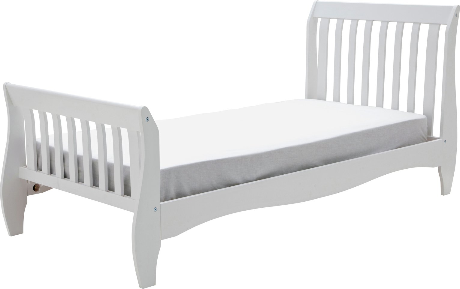 Argos Home Daisy White Single Sleigh Bed & Kids Mattress Reviews