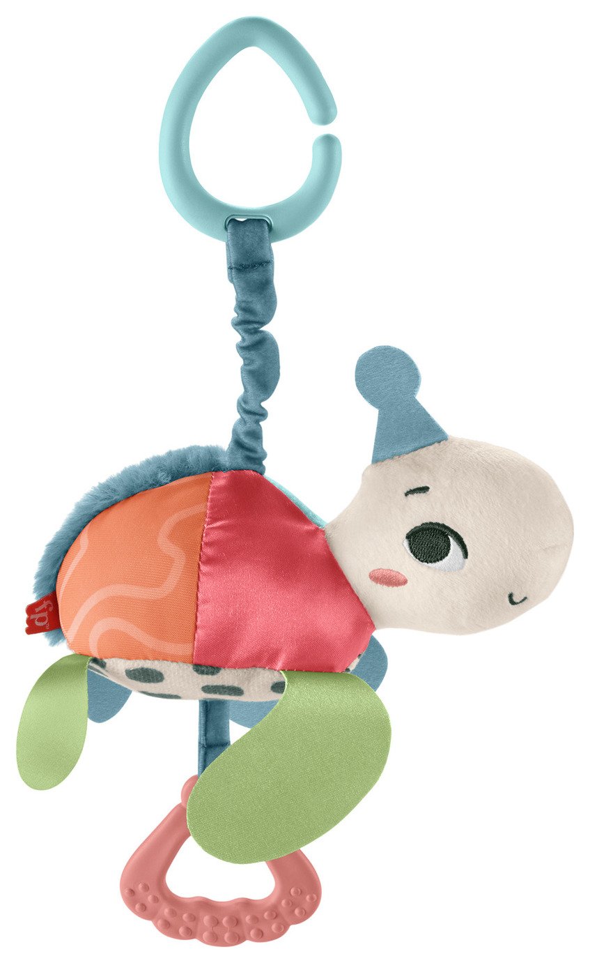 Fisher-Price Sea Me Bounce Turtle - Plush Pushchair Toy