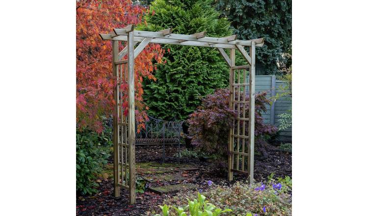 Forest Garden Classic Flat Top Pergola Arch 