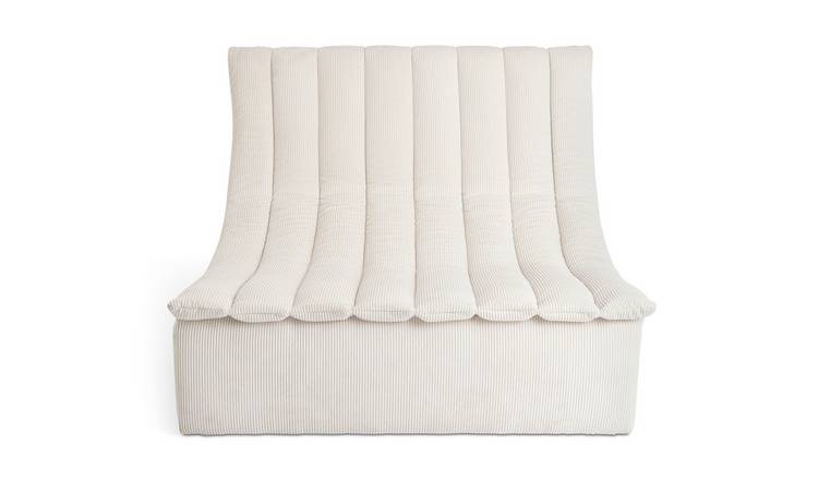 Habitat 60 Scoop Fabric Chair - White