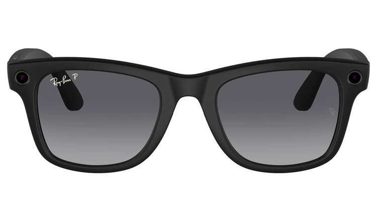 Buy Ray-Ban Meta Wayfarer L Matte Black, Polar Gradient Graphite | Smart  glasses | Argos