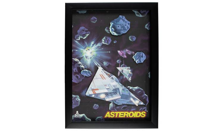 Official Atari 3D Asteroids Collection Wall Art