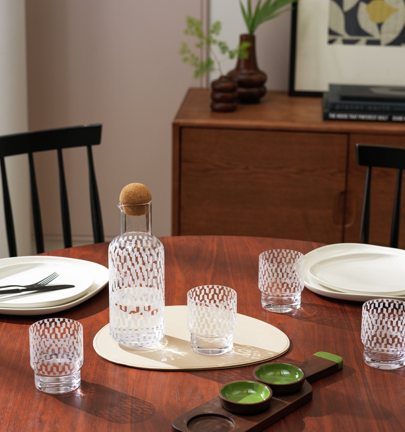 Habitat x Scion Metsa Geo Stacking 4 Piece Tumbler Set