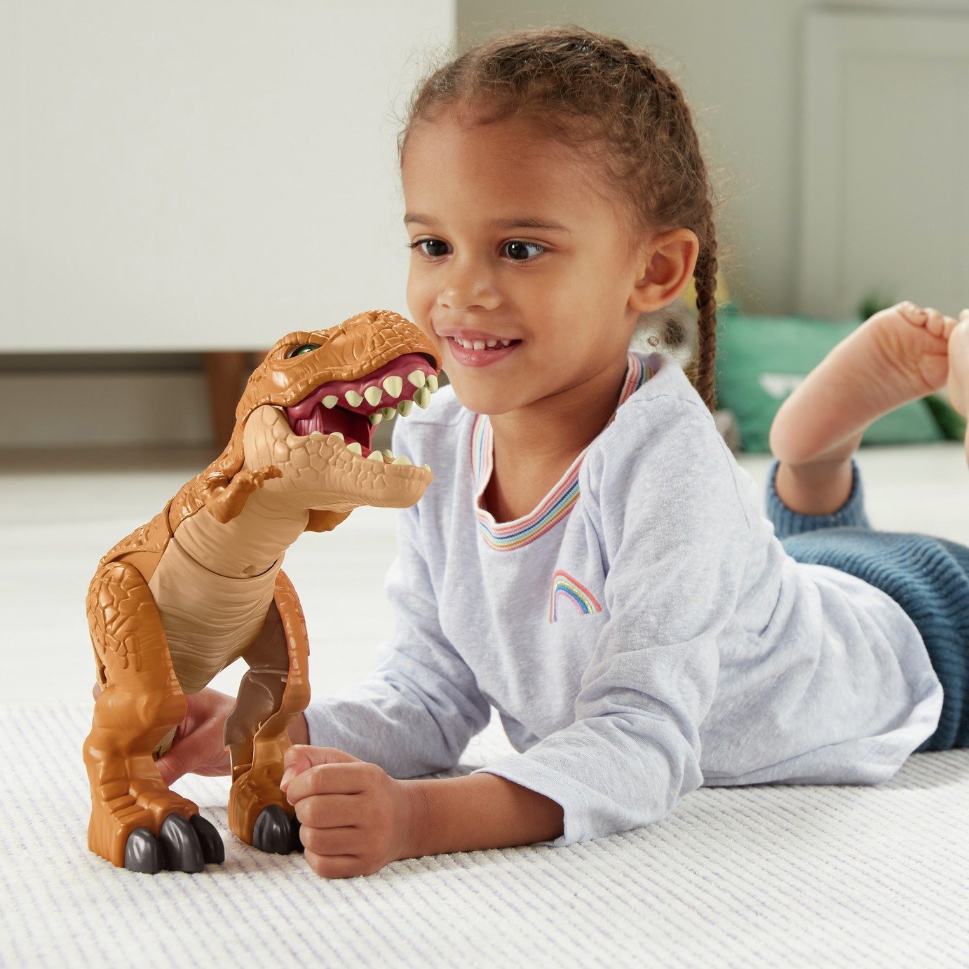 Imaginext Jurassic World Thrashin' Action T.Rex Figure (4882200