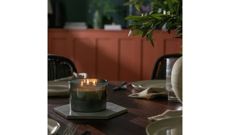 Habitat Scented Multi Wick Candle - Honey & Sandalwood