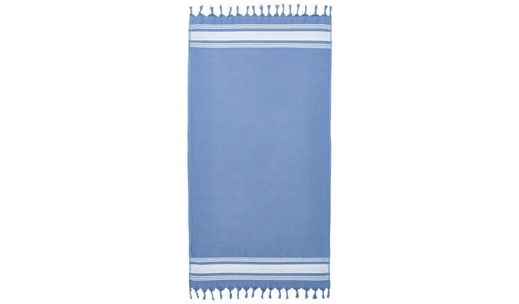 Catherine Lansfield Hammam Towel - Blue