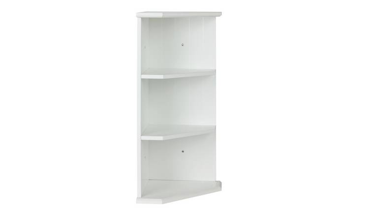 White shelving clearance unit argos