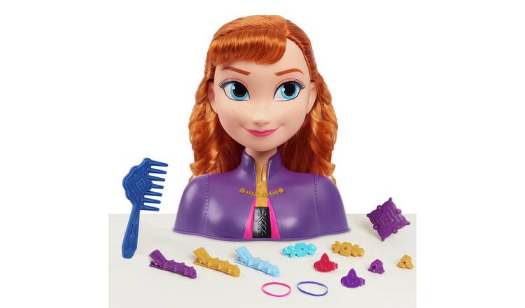 Buy Disney Frozen 2 Anna Styling Head 7inch 18cm Dolls Argos