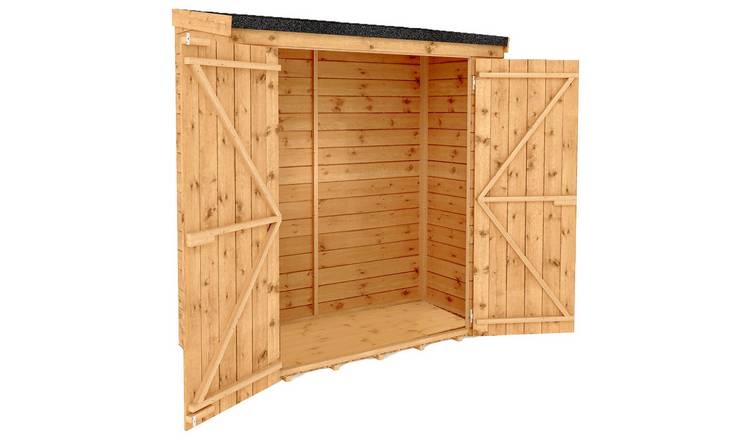 Mercia Shiplap Windowless Pent Shed - 6 x 3ft