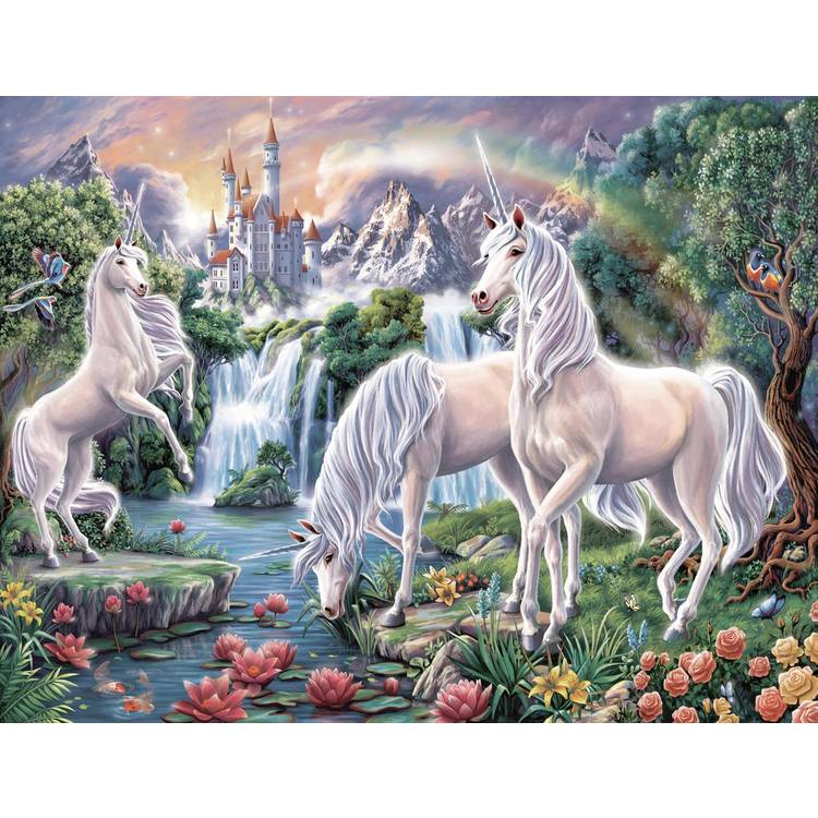 Walltastic Unicorn Paradise Kids Wall Mural 0
