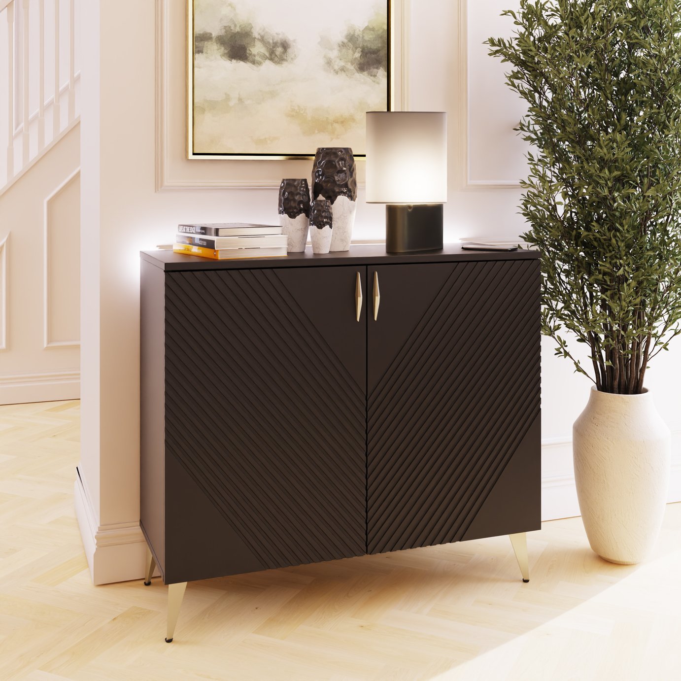 Frank Olsen Ava 2 Door Sideboard - Black