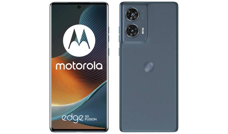 SIM Free Motorola Edge 50 Fusion 5G 256GB Mobile Phone Blue