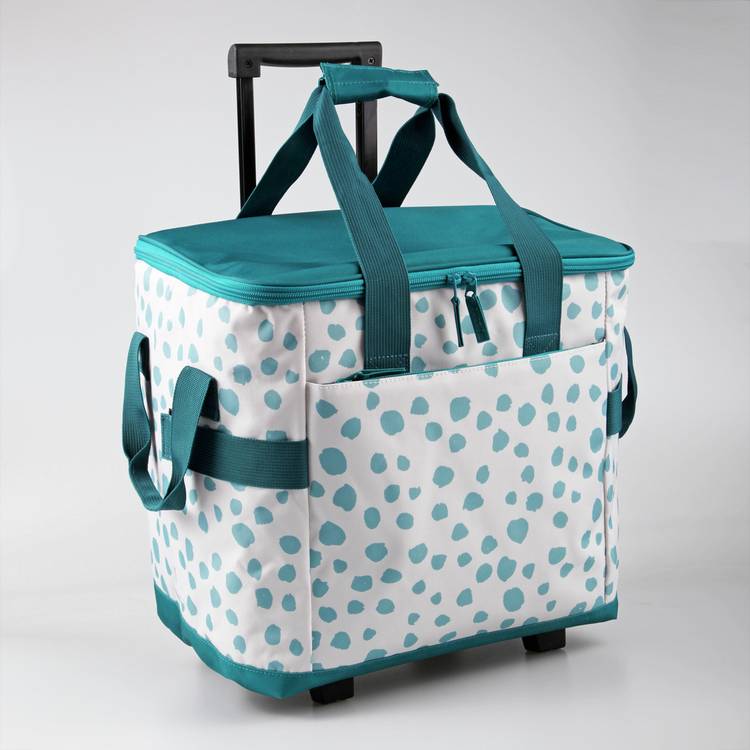 Habitat Spot Printed Family Cool Bag On Wheels 0