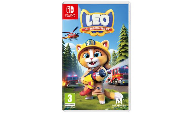 Leo the Firefighter Cat Nintendo Switch Game