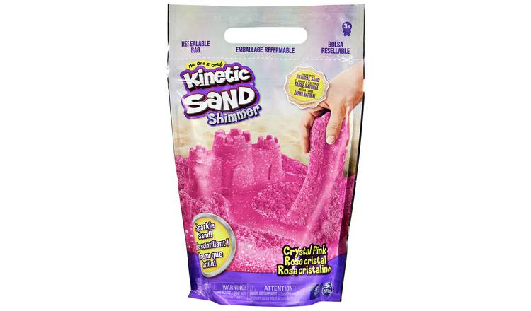 Buy Kinetic Sand Shimmer Sparkle Sandcastle Set | Dough and modelling toys  | Argos