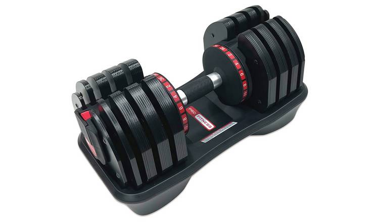 Buy Pro Fitness Adjustable 36KG Dumbbell Dumbbells Argos