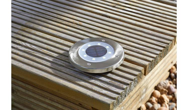 Habitat Industrial Style Solar Stake Lights 