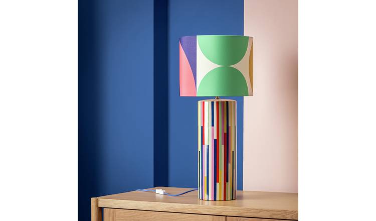 Habitat 60 Klee Ceramic Table Lamp by Margo Selby - Multi