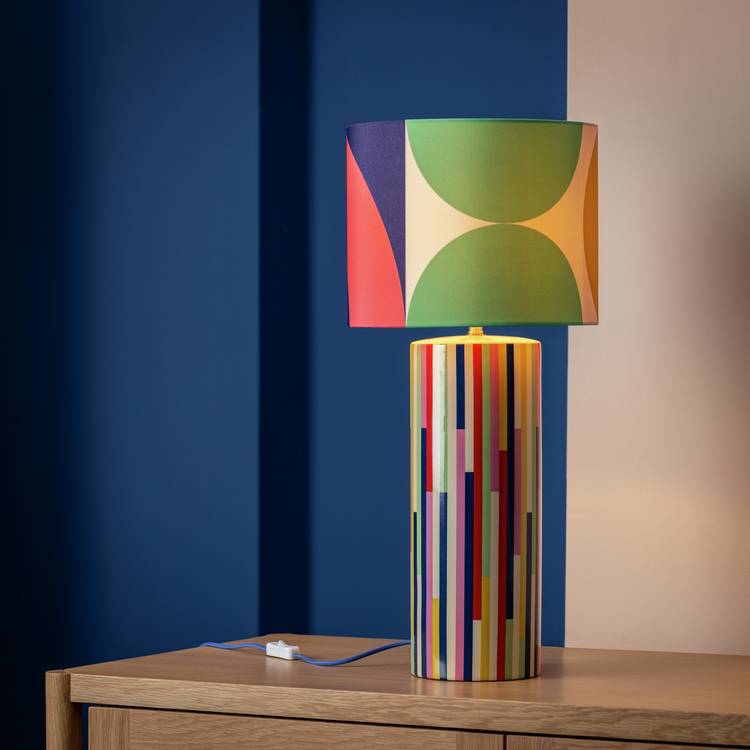 Habitat 60 Klee Ceramic Table Lamp by Margo Selby - Multi 0