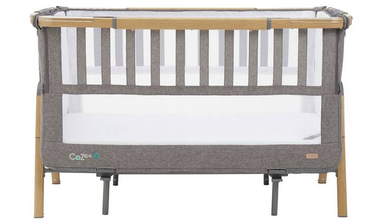 Buy Tutti Bambini Cozee XL Crib Oak Charcoal Cribs and moses baskets Argos