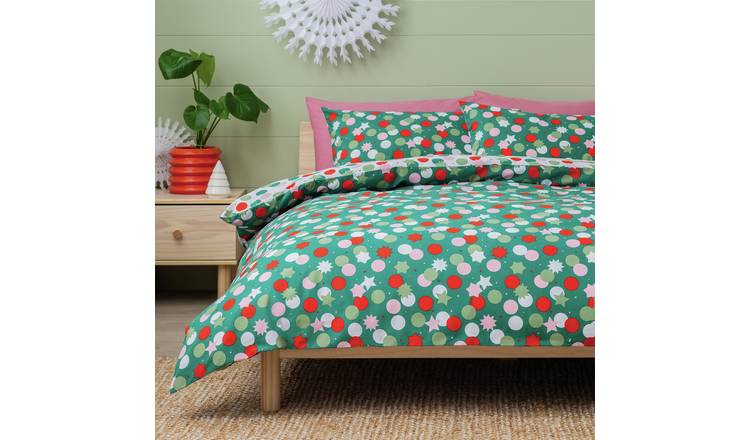 Habitat Christmas Confetti Bedding Set - Single