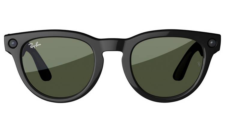 Ray-Ban Meta Headliner LBF, Shiny Black, Plano G15 Green