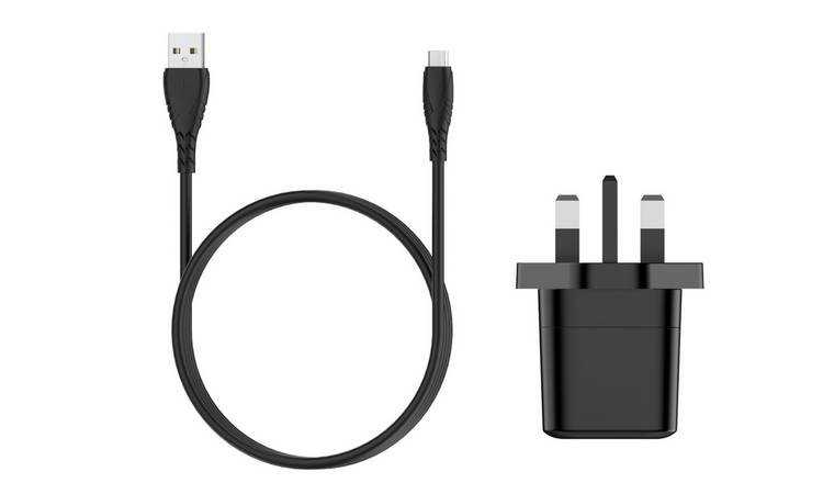 Buy 5W USB-A Mains Charger and Micro USB cable Black Mobile