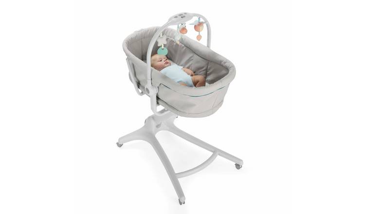 Buy Chicco Baby Hug 4 In 1 Bedside Sleeper Crib Glacial Cribs