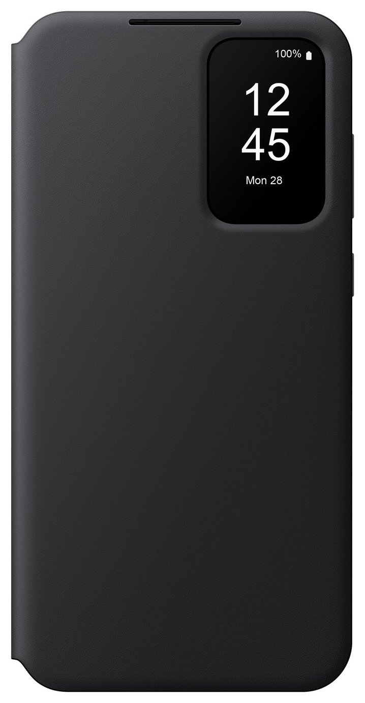 Samsung Galaxy A55 Smart View Wallet Folio Phone Case Black