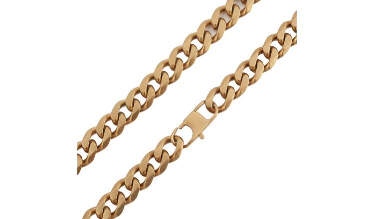 Revere Stainless Steel Gold Colour Curb Chain