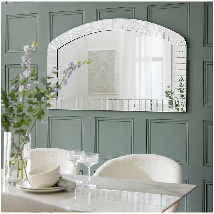 Argos Home Mosaic Overmantle Arch Wall Mirror - 130x85cm 0