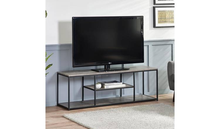 Julian Bowen Staten TV Unit - Black & Grey