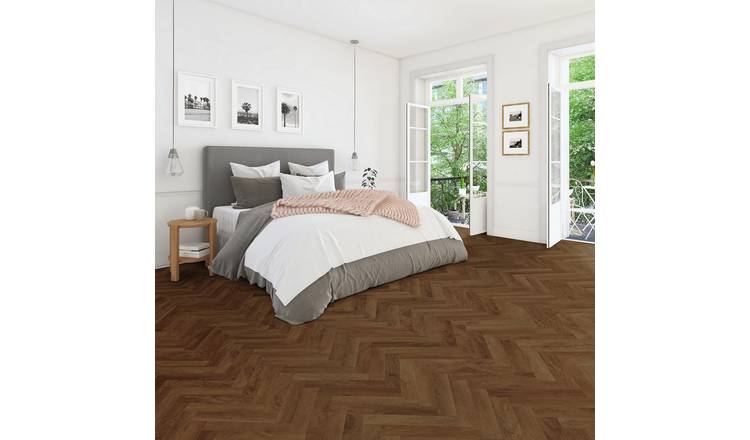 Kraus Aversley Oak Satin Floor Tile - Brown