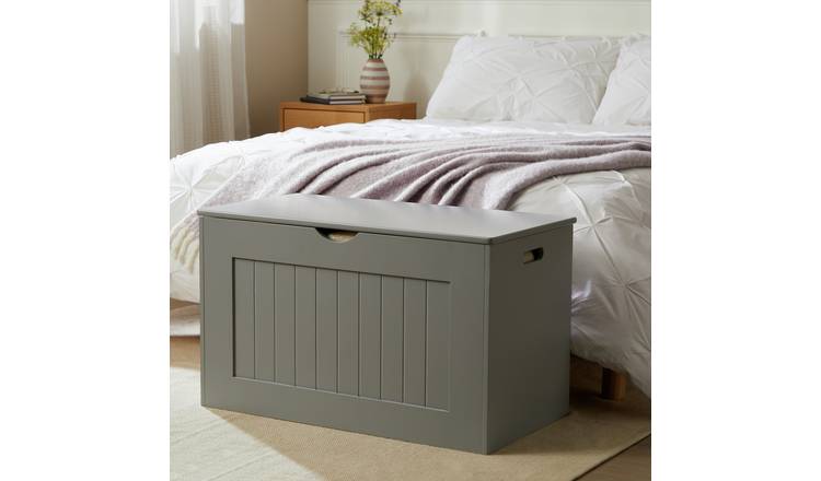 Argos Home Shaker Blanket Box - Grey