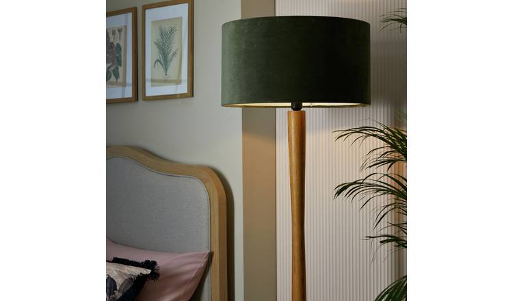 Habitat pole deals oak floor lamp