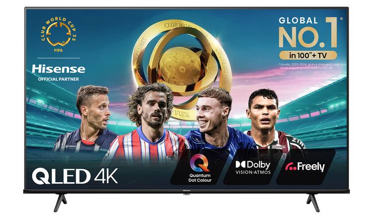 Hisense 43 Inch 43E78NQTUK Smart 4K HDR UHD QLED Freely TV