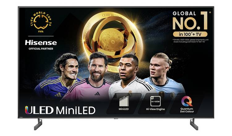 Hisense 55 In 55U6NQTUK Smart 4K UHD HDR Mini LED Freely TV