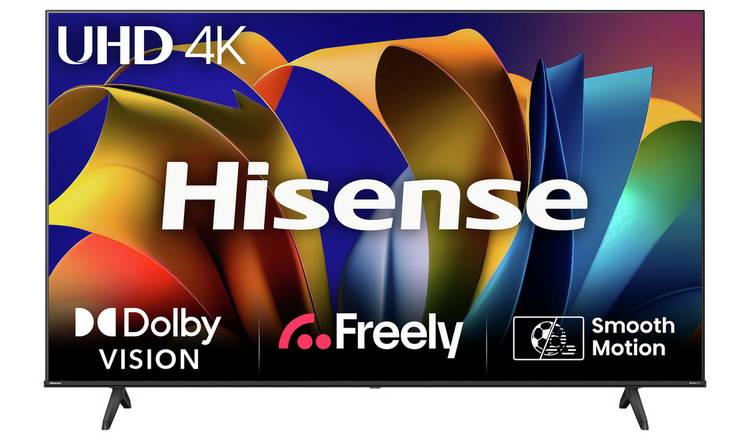 Hisense 43 Inch 43E6NTUK Smart 4K UHD HDR LED Freely TV