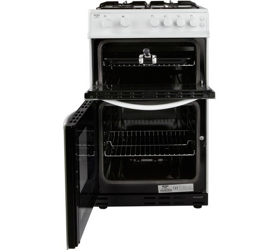 Buy Bush AG56TW Twin Gas Cooker- White at Argos.co.uk - Your Online ...